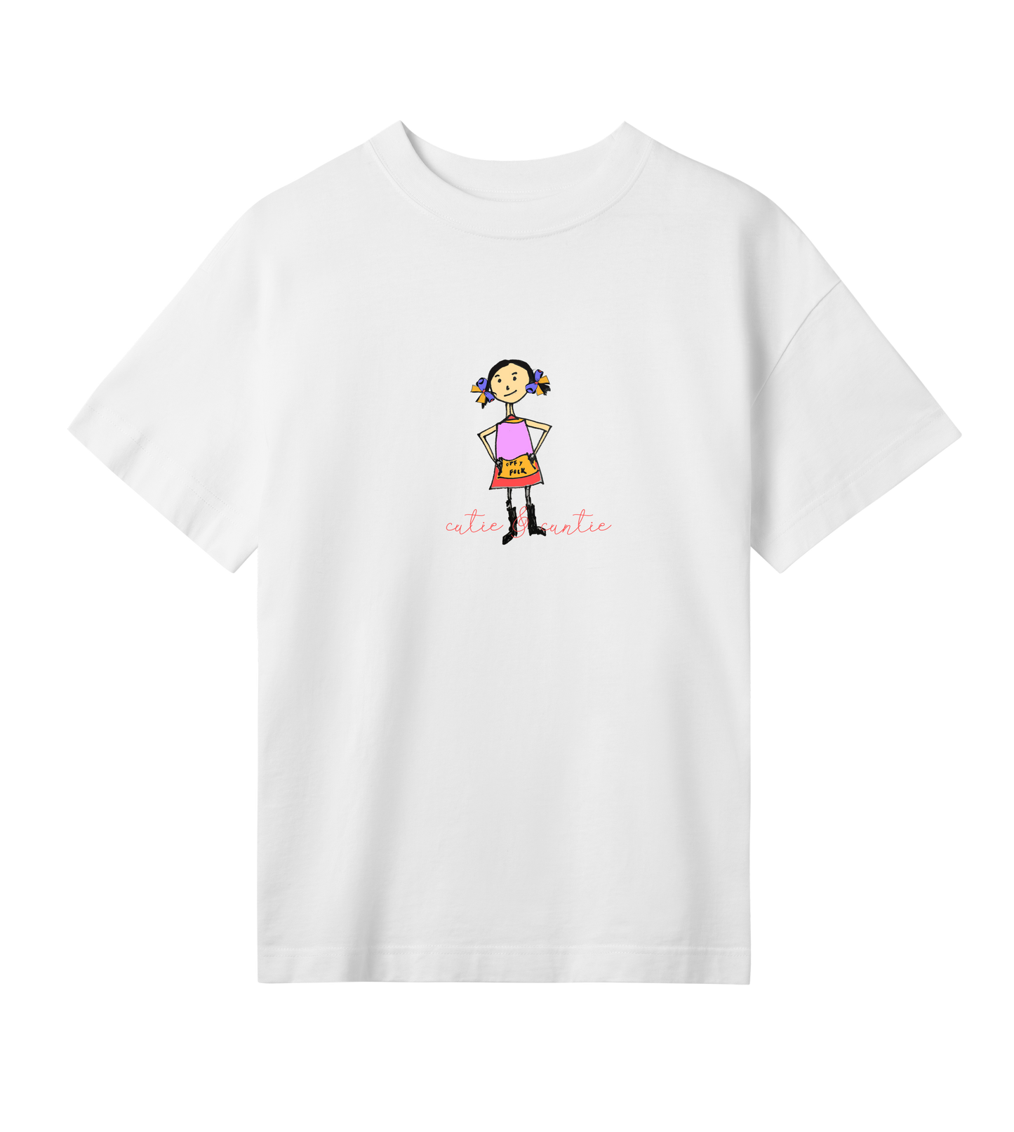 Cutie boxy tee -women